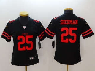 Women Seattle Seahawks #25 Richard Sherman Vapor Untouchable Limited Jersey Black