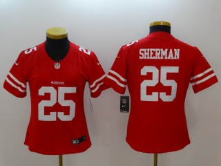 Women Seattle Seahawks #25 Richard Sherman Vapor Untouchable Limited Jersey Red