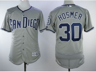 San Diego Padres #30 Eric Hosmer Flexbase Jerseys Grey