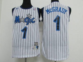 Orlando Magic 1 Tracy McGrady Basketball Jersey White
