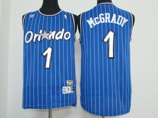Orlando Magic 1 Tracy McGrady Basketball Jersey Blue