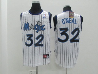 Orlando Magic 32 Shaquille O'Neal Basketball Jersey White