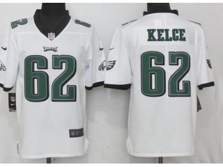Philadelphia Eagles #62 Jason Kelce Men Vapor Untouchable Limited Jersey White