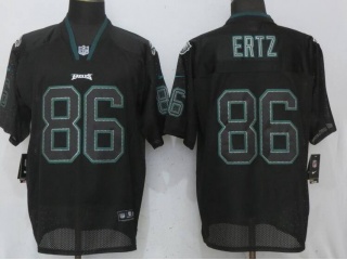 Philadelphia Eagles #86 Zach Ertz Lights Out Elite Football Jersey Black