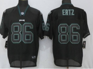 Philadelphia Eagles #86 Zach Ertz Lights Out Elite Football Jersey Black