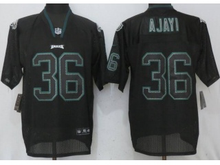 Philadelphia Eagles #36 Jay Ajayi Lights Out Elite Football Jersey Black