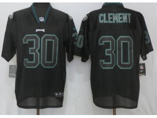 Philadelphia Eagles #30 Corey Clement Lights Out Elite Football Jersey Black