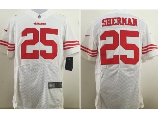 Seattle Seahawks #25 Richard Sherman Elite Football Jersey White