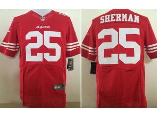 Seattle Seahawks #25 Richard Sherman Elite Football Jersey Red