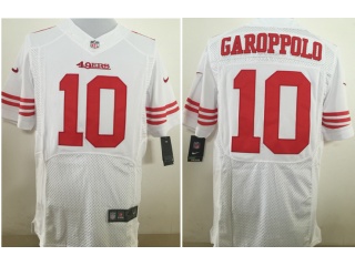 San Francisco 49ers 10 Jimmy Garoppolo Elite Football Jersey White