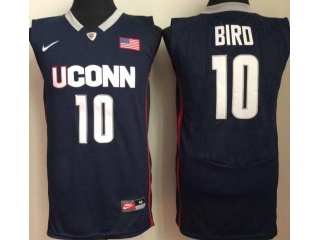 Uconn Huskies 10 Sue Bird College Basketball Jersey Navy Blue