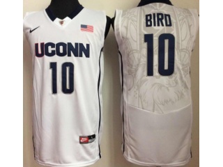Uconn Huskies 10 Sue Bird College Basketball Jersey White