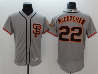 San Francisco Giants #22 Andrew Mccutchen Flexbase Jerseys Grey SF