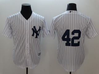 New York Yankees #42 Mariano Rivera Cool Base Jersey White