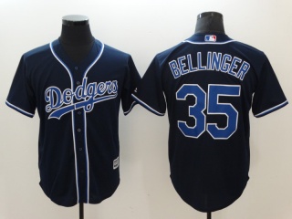 Los Angeles Dodgers #35 Cody Bellinger Cool Base Jersey Black