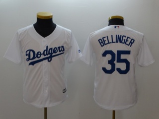 Youth Los Angeles Dodgers #35 Cody Bellinger Jersey White