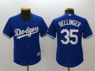 Youth Los Angeles Dodgers #35 Cody Bellinger Jersey Blue