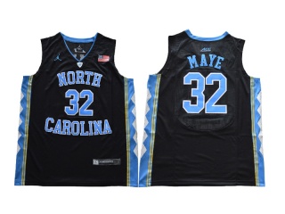 North Carolina Tar Heels 32 Luke Maye College Basketball Jersey Black