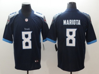 Tennessee Titans #8 Marcus Mariota Vapor Untouchable Limited New Style Jersey Dark Blue
