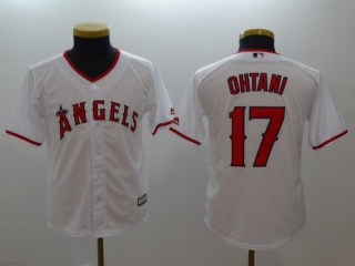 Youth Los Angeles Angels #17 Shohei Ohtani Jersey White