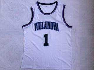 Villanova University 1 Jalen Brunson NCAA Basketball Jersey White