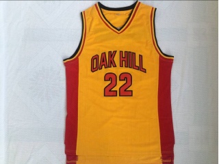 Oak Hill 22 Carmelo Anthony Basketball Jersey Yellow