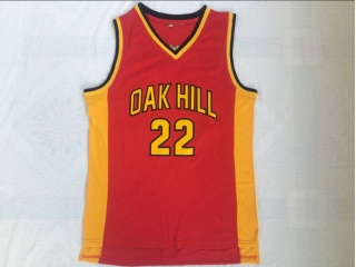 Oak Hill 22 Carmelo Anthony Basketball Jersey Red