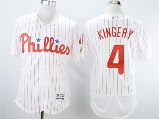 Philadelphia Phillies #4 Scott Kingery Flexbase Jersey White