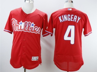 Philadelphia Phillies #4 Scott Kingery Flexbase Jersey Red