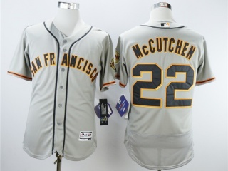 San Francisco Giants 22 Andrew Mccutchen Flexbase Jersey Gray