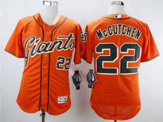 San Francisco Giants 22 Andrew Mccutchen Flexbase Jersey Orange