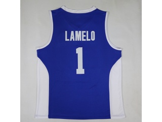BC Vytautas 1 LaMelo Ball Basketball Jersey Blue