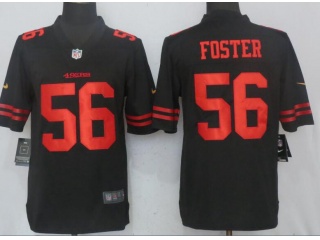 San Francisco 49ers #56 Reuben Foster Black Vapor Untouchable Limited Jersey
