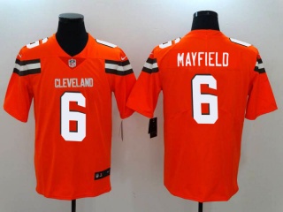 Cleveland Browns #6 Baker Mayfield Men's Vapor Untouchable Limited Jersey Orange
