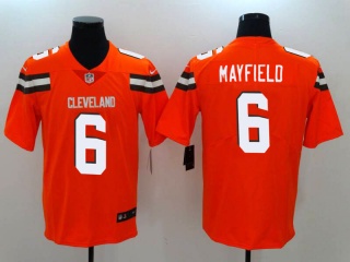 Cleveland Browns #6 Baker Mayfield Men's Vapor Untouchable Limited Jersey Orange