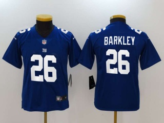 Youth New York Giants #26 Saquon Barkley Vapor Untouchable Limited Jersey Blue