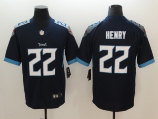 Tennessee Titans #22 Derrick Henry Vapor Untouchable Limited New Style Jersey Dark Blue