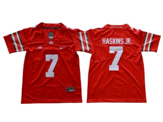 Ohio State Buckeyes 7 Dwayne Haskins JR. Football Jerseys Red Vapor Limited