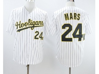 Bruno Mars 24K Hooligans Baseball Jersey White