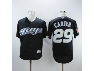 Toronto Blue Jays #29 Joe Carter 2009 Turn Back Jersey Black