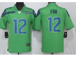 Seattle Seahawks #12 Fan Vapor Untouchable Limited Football Jersey Green