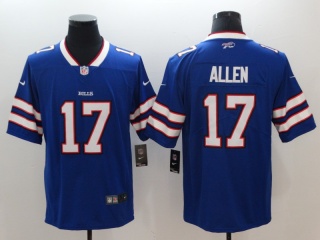 Buffalo Bills #17 Josh Allen Men's Vapor Untouchable Limited Jersey Blue