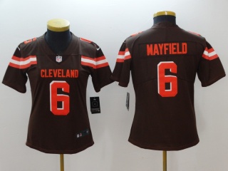 Women Cleveland Browns #6 Baker Mayfield Men's Vapor Untouchable Limited Jersey Brown