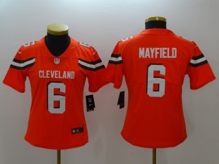 Women Cleveland Browns #6 Baker Mayfield Men's Vapor Untouchable Limited Jersey Orange