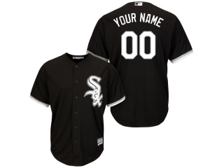 Men's Chicago White Sox Majestic Black Alternate Cool Base Team Jersey Stitched Name Number
