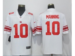 New York Giants 10 Eli Manning Jersey White Vapor Untouchable Limited