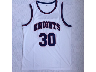 Charlotte Christian Knights High School 30 Stephen Curry Basketball Jersey White