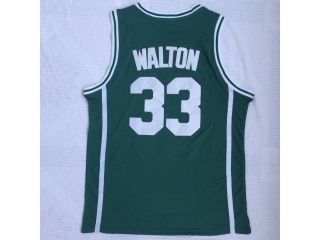 Helix High School 33 Bill Walton Basketball Jersey Green
