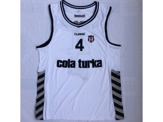 Cola Turka 4 Allen Iverson Basketball Jersey White