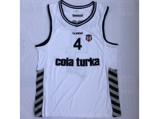 Cola Turka 4 Allen Iverson Basketball Jersey White